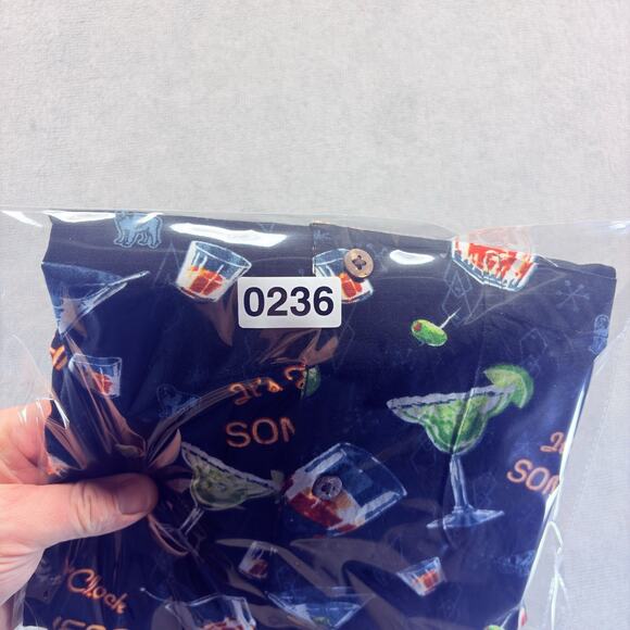 Big Dogs Hawaiian Shirt Men's Large Black "It's 5 o'clock Somewhere" Beach Party - Picture 6 of 6